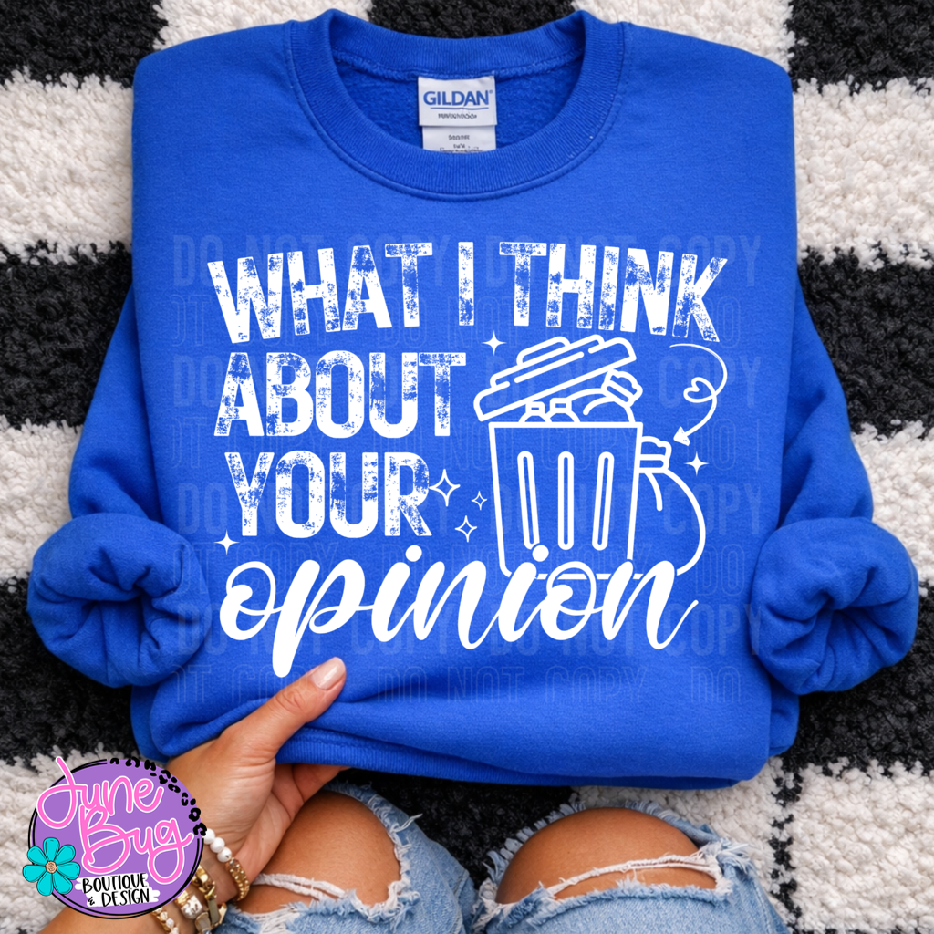 What I Think About Your Opinion
