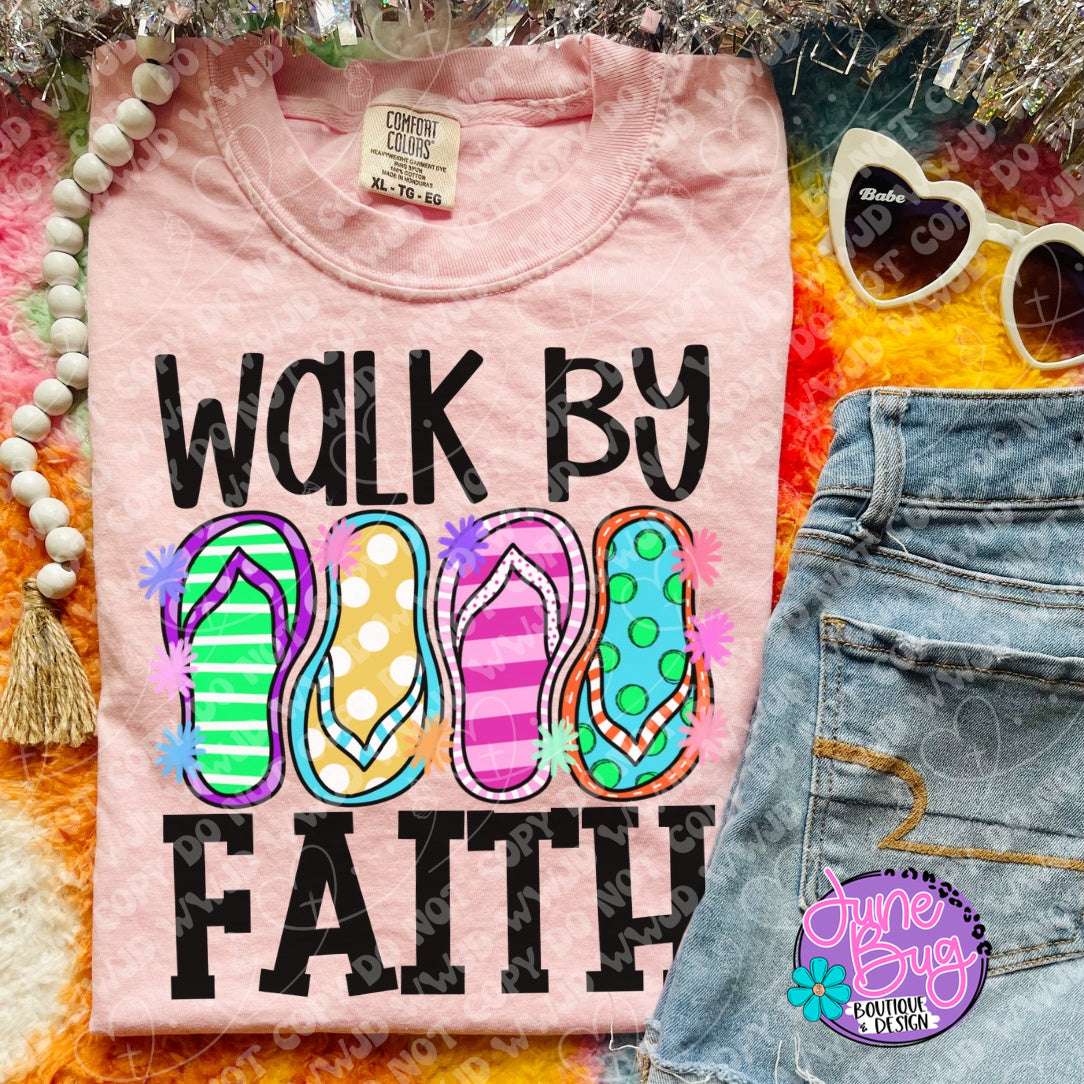 Walk by Faith (Flip Flops)